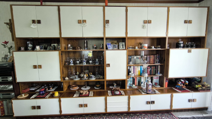 Wohnwand,Wohnzimmerschrank, 5-teilig, original Vin